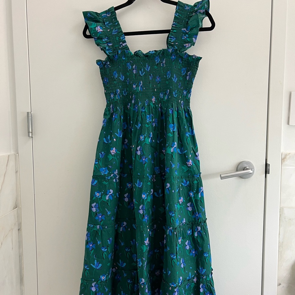 Hill House ‘Ellie’ nap dress in space floral XS
